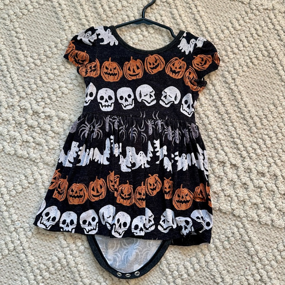 Little Sleepies halloween skater dress 6-12m